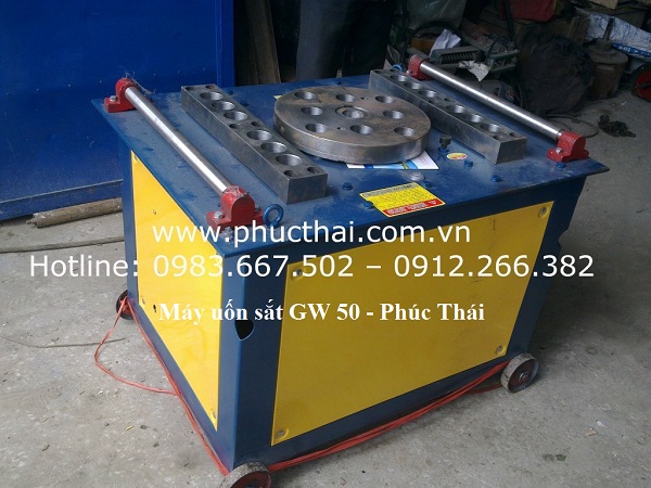 Máy uốn sắt xây dựng GW là dòng máy phù hợp nhất khi khối lượng sắt uốn nhiều