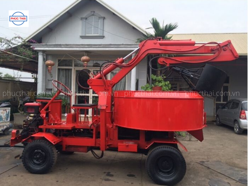 Máy trộn bê tông mini loại máy trộn cưỡng bức