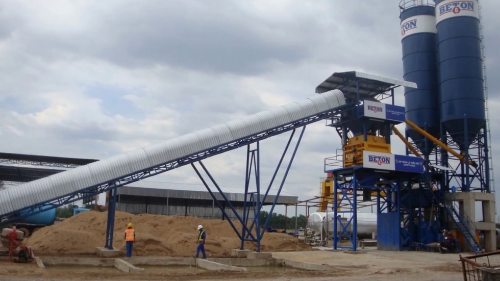 trạm trộn bê tông 45m3/h